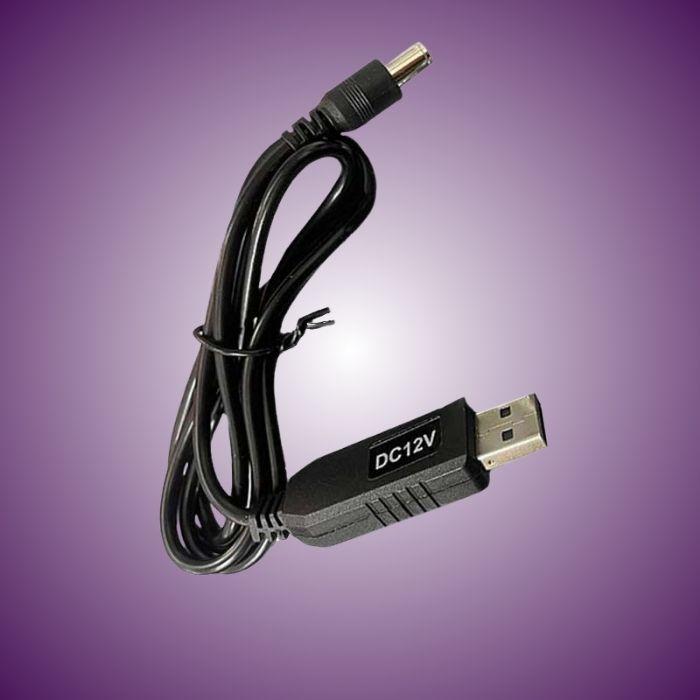 Кабель живлення для роутера Wifi USB-DC (5,5×2,5 мм) 5-12V від Power Bank DC-55, фото 1