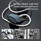 ⇒ Hidizs MP145 (blue, jack 3.5) - провідні планарні IEM's навушники з драйвером на 14.5 мм, фото 7