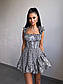 Коротке квіткове плаття з корсетним верхом і бретелями з рюшами (р. S, M) 66PL5751Е, фото 10