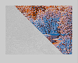 Картина за номерами Засніжені гори з фарбою металік Оригамі LW 3407 40х50 см, фото 9