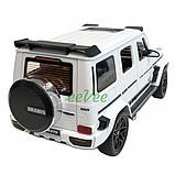 Машинка Gelandewagen Mercedes G800 Brabus іграшка моделька металева колекційна 22 см Білий (60596), фото 5