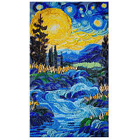 Набір Для Вишивання Бісером "там За Водограєм" Ab-908 На Натуральному Полотні Selli