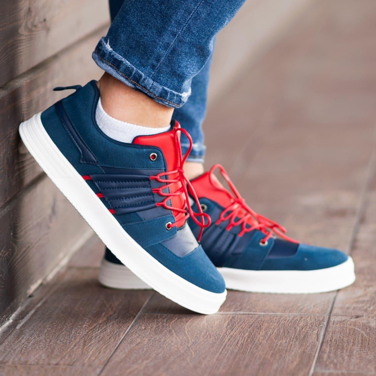 Кросівки South Mason navy red