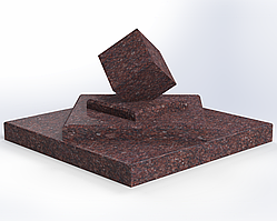 Кришка гранітна токівська (модель 8)