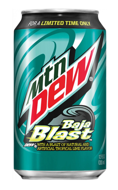 Mountain Dew Baja Blast 355ml 1/12