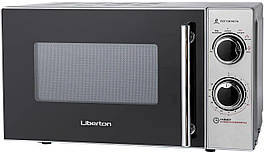 Мікрохвильова піч Liberton LMW-2079M Соло мікрохвильова піч 700Вт 20л Срібляста