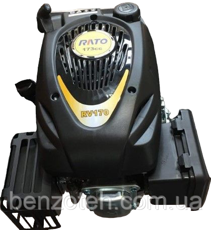 Двигун бензиновий RATO RV170 вертикального типу RV 170 (вал 22 мм, шпонковий, ручний запуск), фото 1