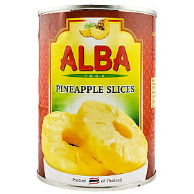 Ананаси консервовані кільцями Alba Food 580г ж/б