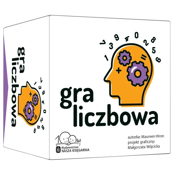 Настільна математична гра Гра в числа, 6+ (Nasza Księgarnia Gra liczbowa)