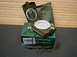 Компас рідинний металевий Professional K-4580 в чохлі, фото 2