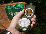 Компас рідинний металевий Professional K-4580 в чохлі, фото 9