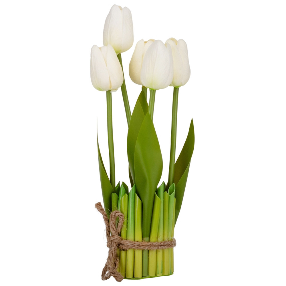 Букет тюльпанів "Рапсодія", кремовий, 25,5 см ELISEY, фото 1