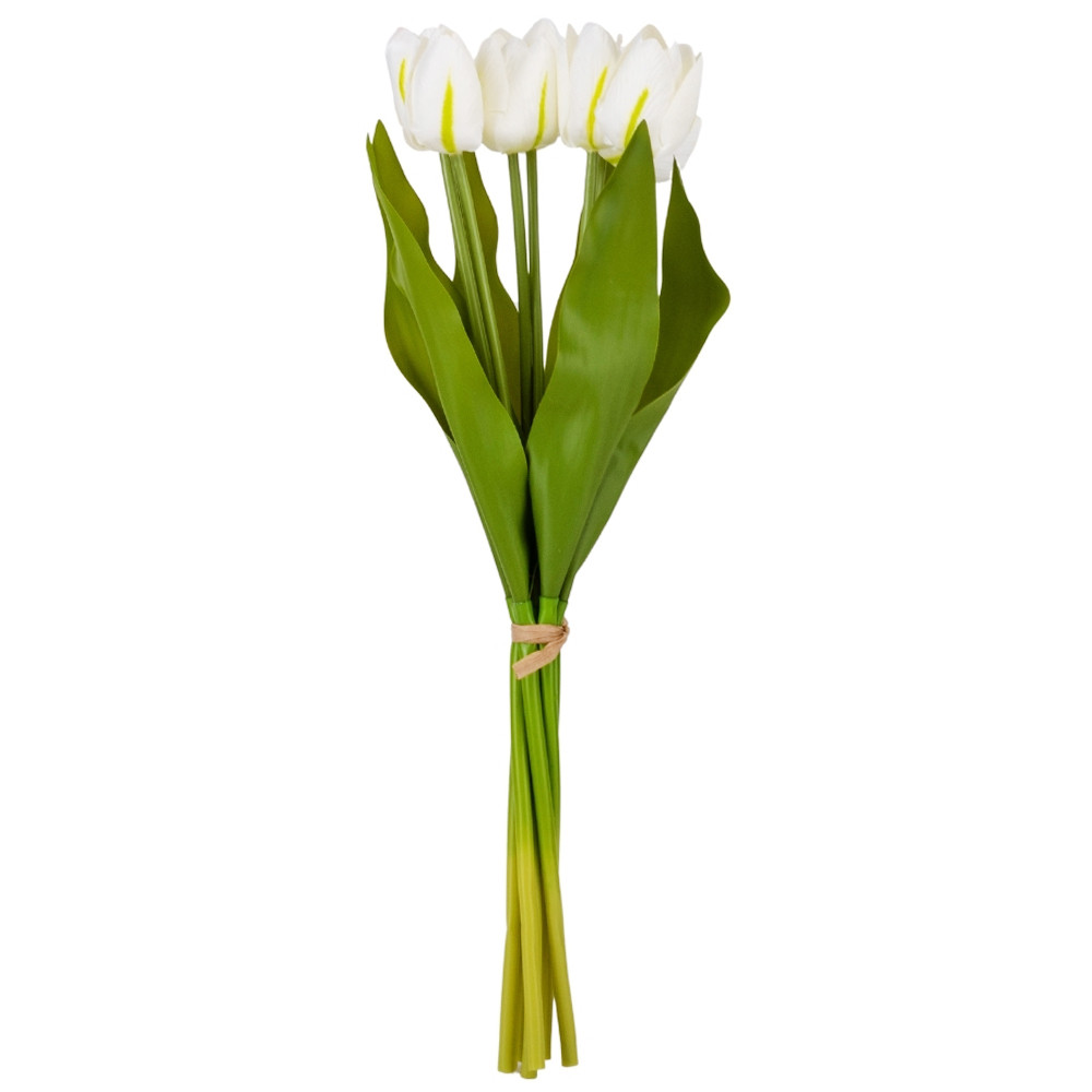 Букет тюльпанів "Барви", білий, 40 см ELISEY, фото 1