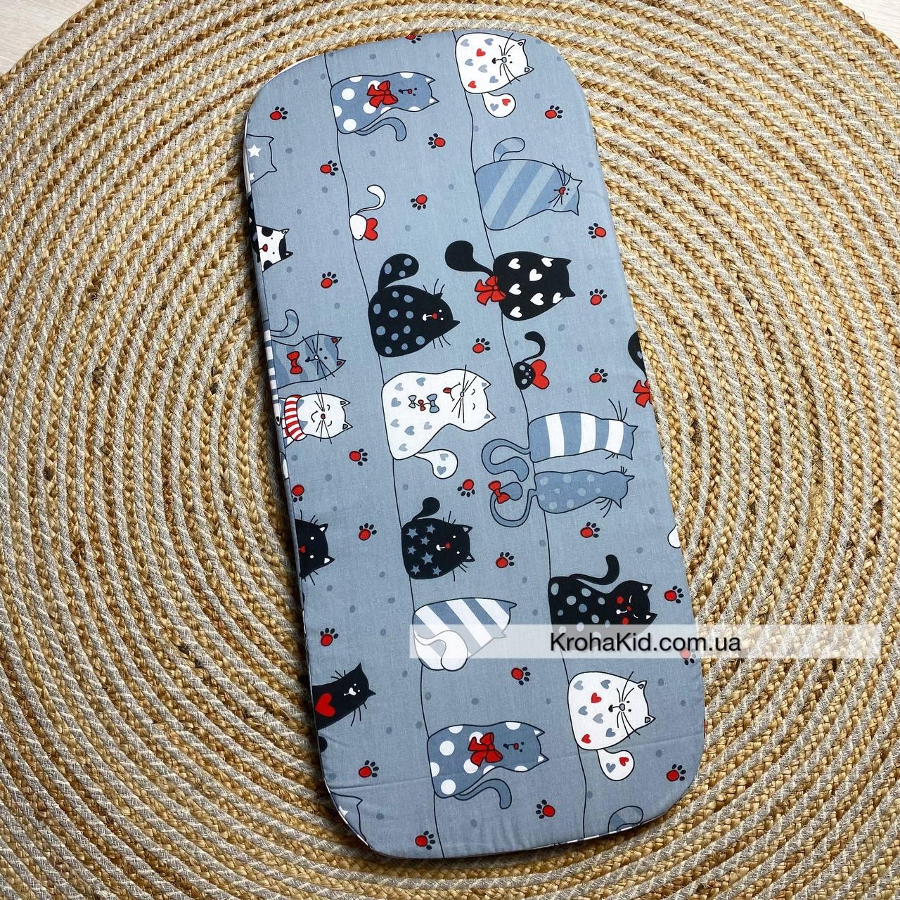 Ортопедичний поролоновий матрац вкладиш у дитячий візочок 76х34 см