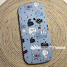 Ортопедичний поролоновий матрац вкладиш у дитячий візочок 76х34 см, фото 2