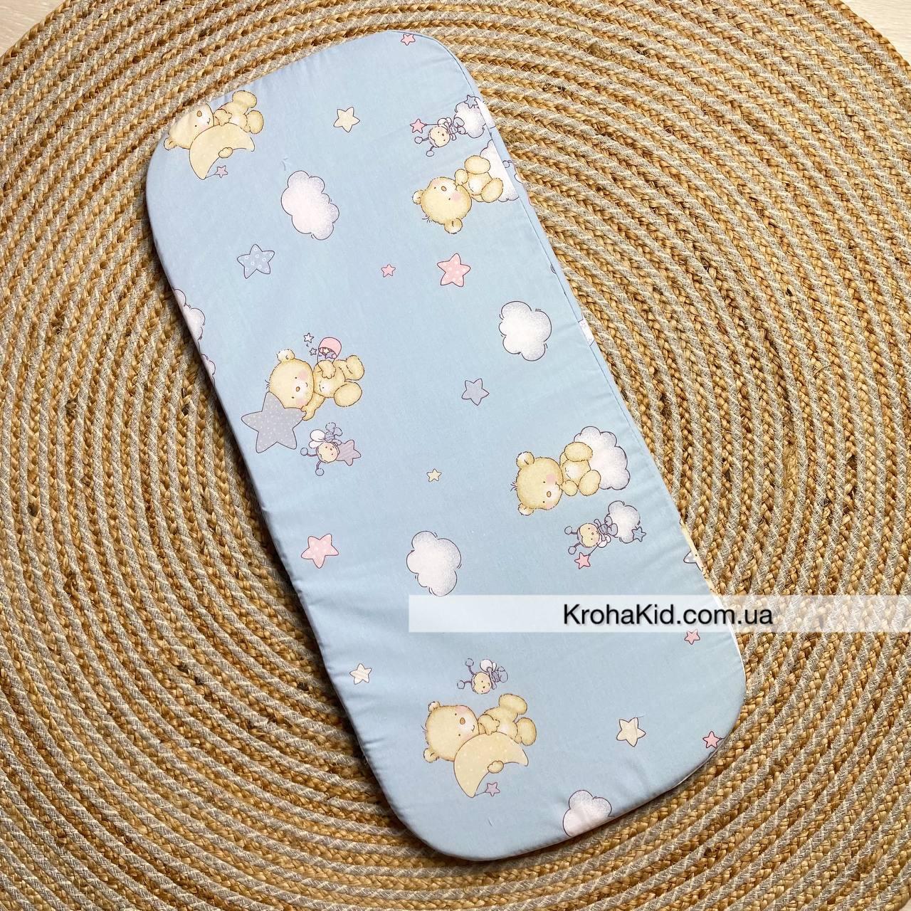 Ортопедичний поролоновий матрац вкладиш у дитячий візочок 76х34 см