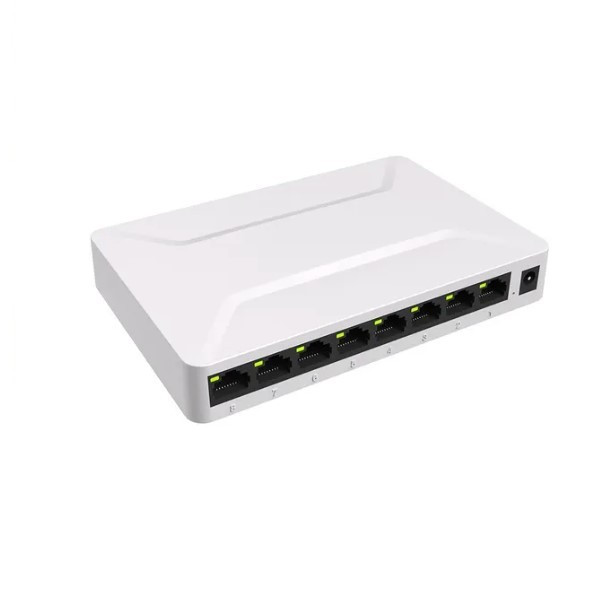 8-портів мережевий комутатор. PIX-LINK GS08 Gigabit Network Ethernet Switch 8 Port 100/1000Mbps