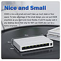 8-портів мережевий комутатор. PIX-LINK GS08 Gigabit Network Ethernet Switch 8 Port 100/1000Mbps, фото 6