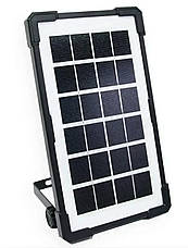 Автономна зарядна станція GDTimes GD-07A 2 лампочки LED ліхтар з повербанком 30W Сонячна панель, фото 3