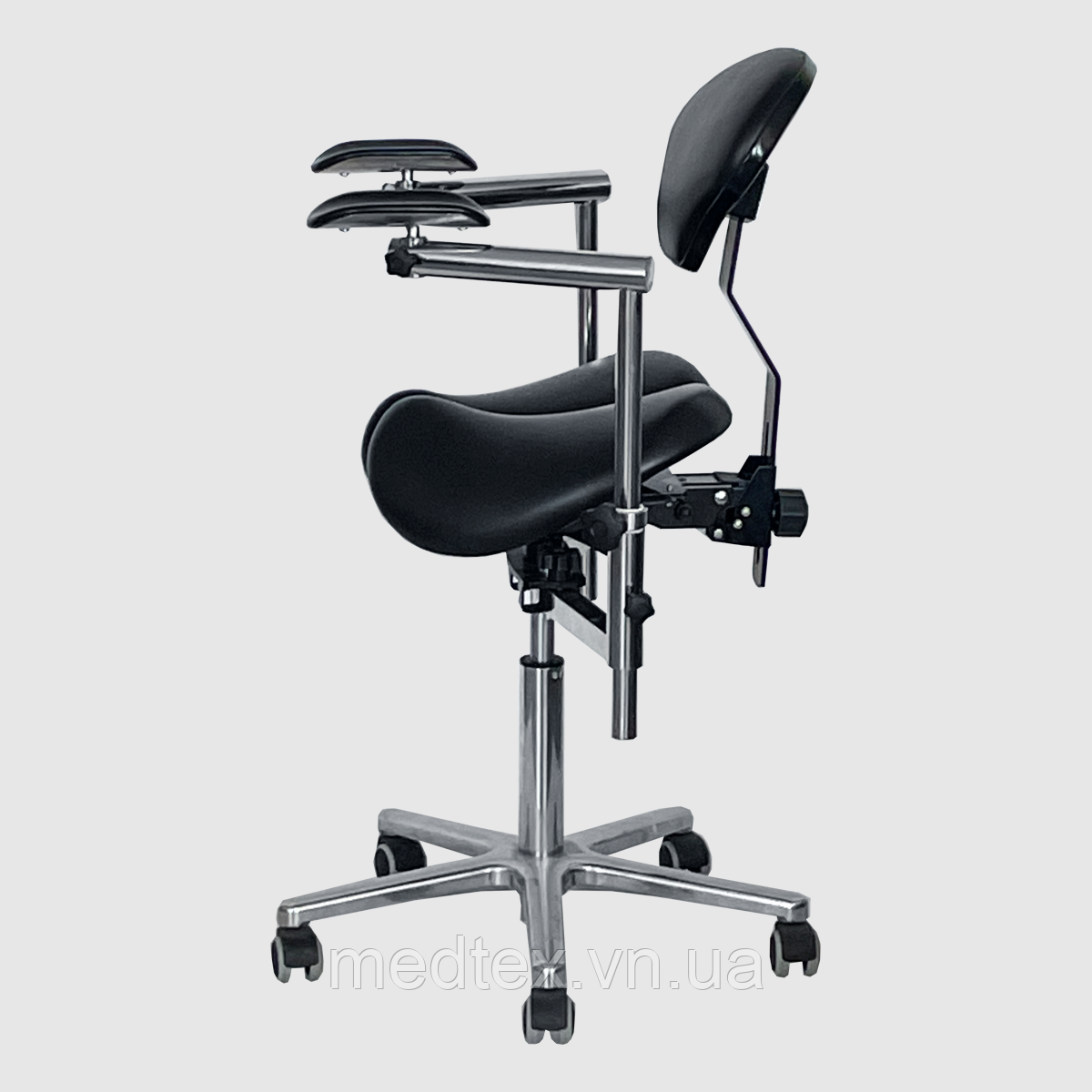 Крісло стілець лікаря-стоматолога для роботи з мікроскопом SADDLE 2D, фото 1