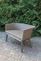 Диван меблі з ротанга Андора бежевий штучний ротанг плетені меблі для саду, тераси, вулиці, будинки