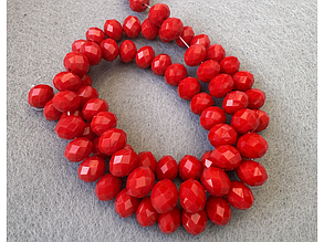 Кришталеві намистини, грановані 10*8мм