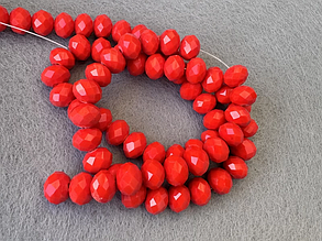 Кришталеві намистини, грановані 10*8мм