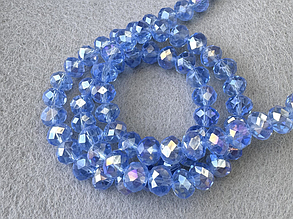 Кришталеві намистини, грановані 10*8мм