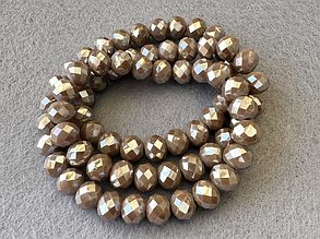 Кришталеві намистини, грановані 10*8мм