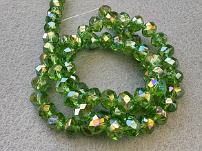 Кришталеві намистини, грановані 10*8мм