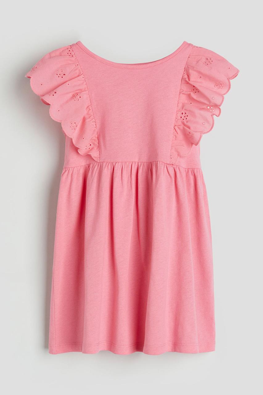 Сукня з джерсі з воланами рожева H&M 92, 122/128, 134/140см