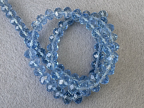 Кришталеві намистини, грановані 10*8мм