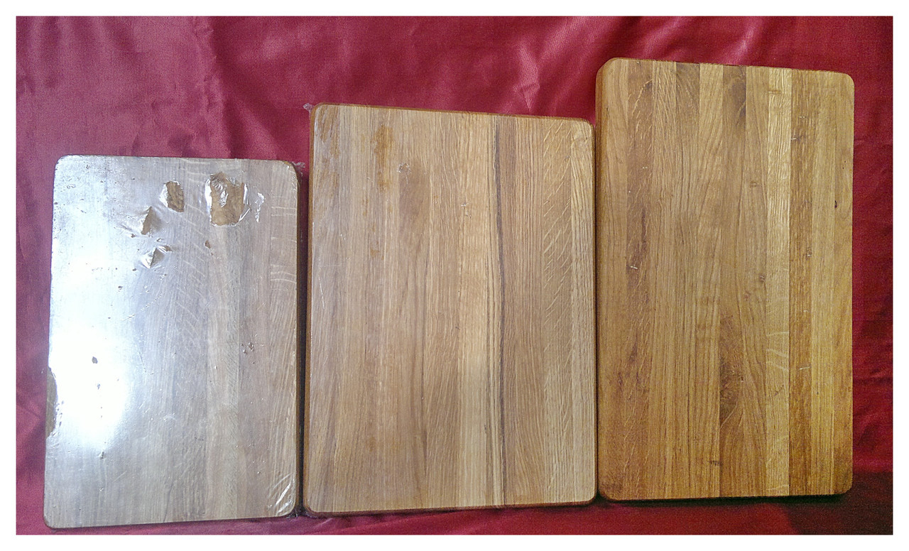 Доска деревянная разделочная 30 х 50 х 4 см дубовая - фото 2 - id-p420220144