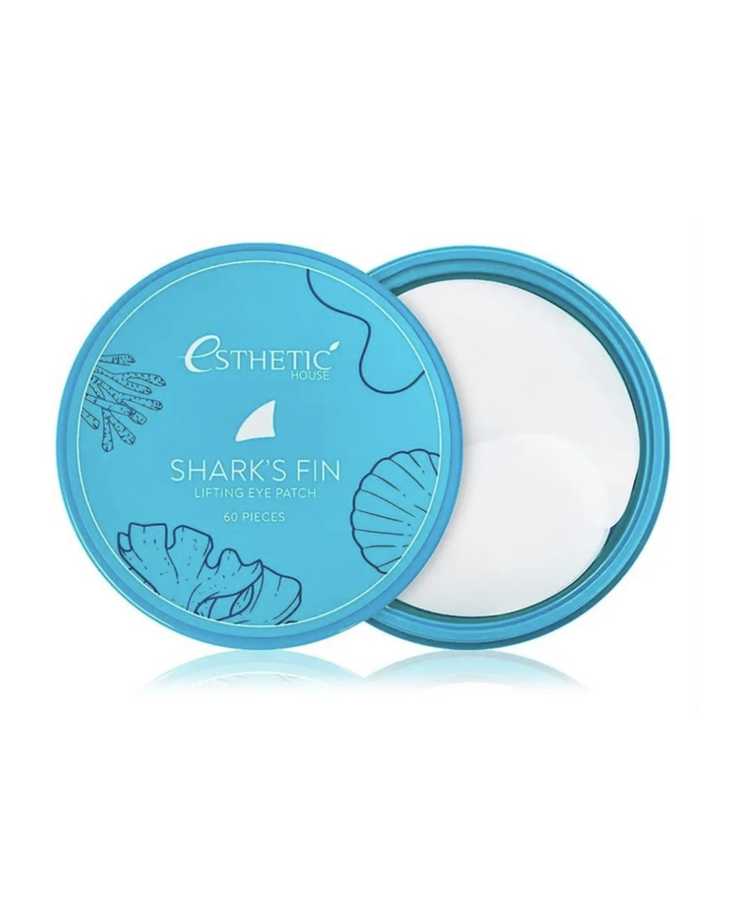 Гідрогелеві патчі з екстрактом акулячого плавника Esthetic House Shark's Fin Lifting Eye Patch 60 шт.