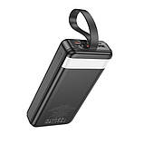 УМБ PowerBank Hoco  J123B 30000mAh з ліхтариком і швидкою зарядкою 22.5W+PD20W чорний, фото 3