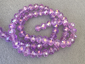 Кришталеві намистини, грановані 10*8мм