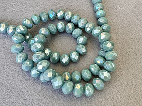 Кришталеві намистини, грановані 10*8мм