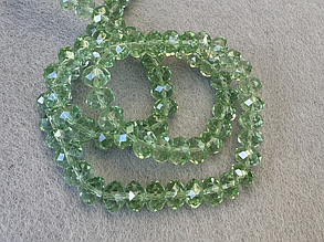 Кришталеві намистини, грановані 10*8мм