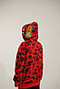 Толстовка Bape A Bathing Ape Shark Red Camo Unisex Full Zip Womens Hoodie, фото 4