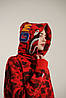 Толстовка Bape A Bathing Ape Shark Red Camo Unisex Full Zip Womens Hoodie, фото 7