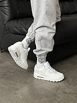 Кросівки Nike Air Max 90 White / Найк Аїр Макс 90 Білі, фото 3