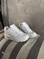 Кросівки Nike Air Max 90 White / Найк Аїр Макс 90 Білі, фото 5