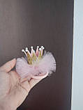 Корона на рочок повязка корона на годик для девочки зі шкіри блиск ніколи не обсипеться 240 грн, фото 3