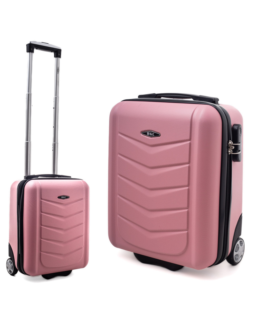 Валіза для Wizz Air ручна поклажа Rgl 520 - 40x30x20 рожева