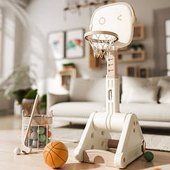 Дитячий спортивний комплекс 2в1 Terrio “Robo” Білий