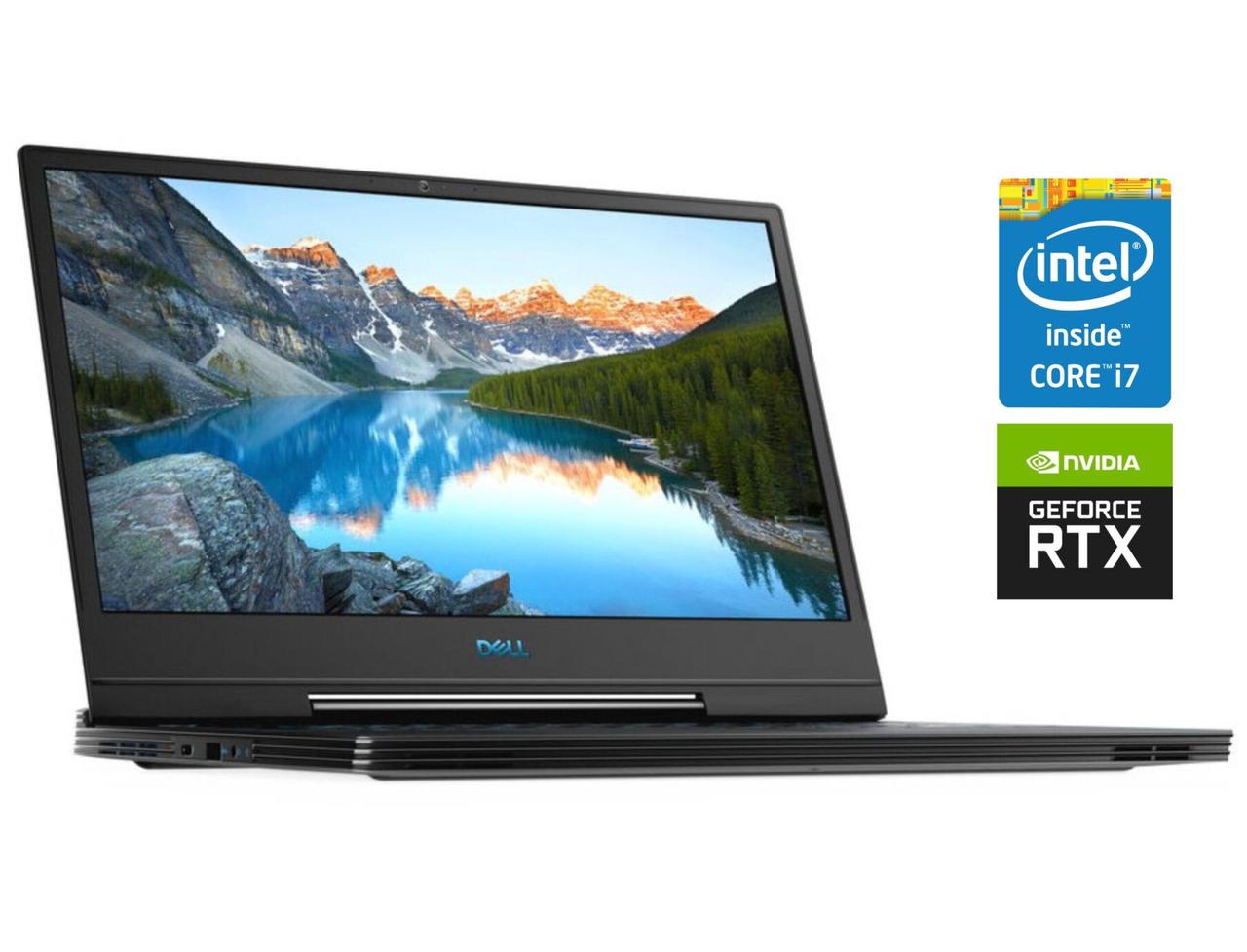 Ігровий ноутбук Б-клас Dell G7 7590/ 15.6" 1920x1080/ i7-8750H/ 8GB RAM/ 500GB SSD/ RTX 2060 6GB