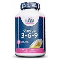 Риб'ячий жир Haya Labs Omega 3-6-9 1200 мг 100 капсул