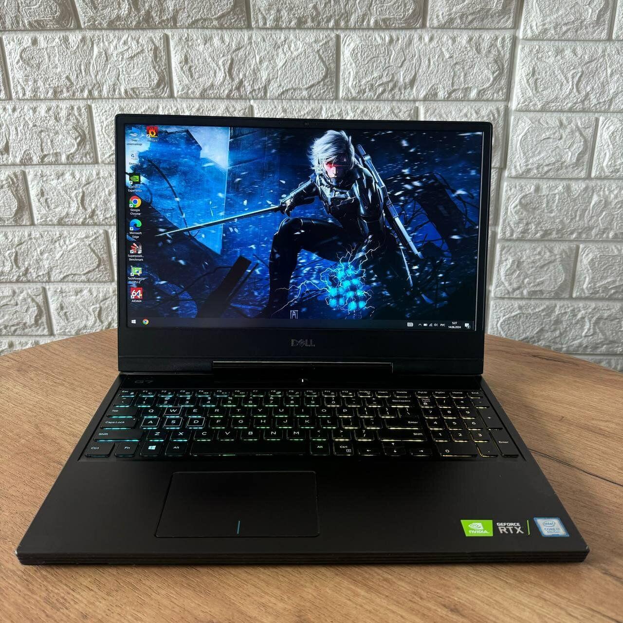 Б/в Ігровий ноутбук Б-клас Dell G7 7590 15.6" 1920x1080| Core i7-8750H| 8 GB RAM| 500 GB SSD| GeForce RTX 2060 6GB