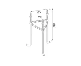 Монтажна база для бетону Norlys 1230