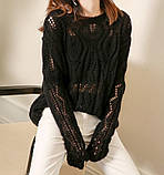 Светр жіночий ажурний ошатний 44-48, фото 2